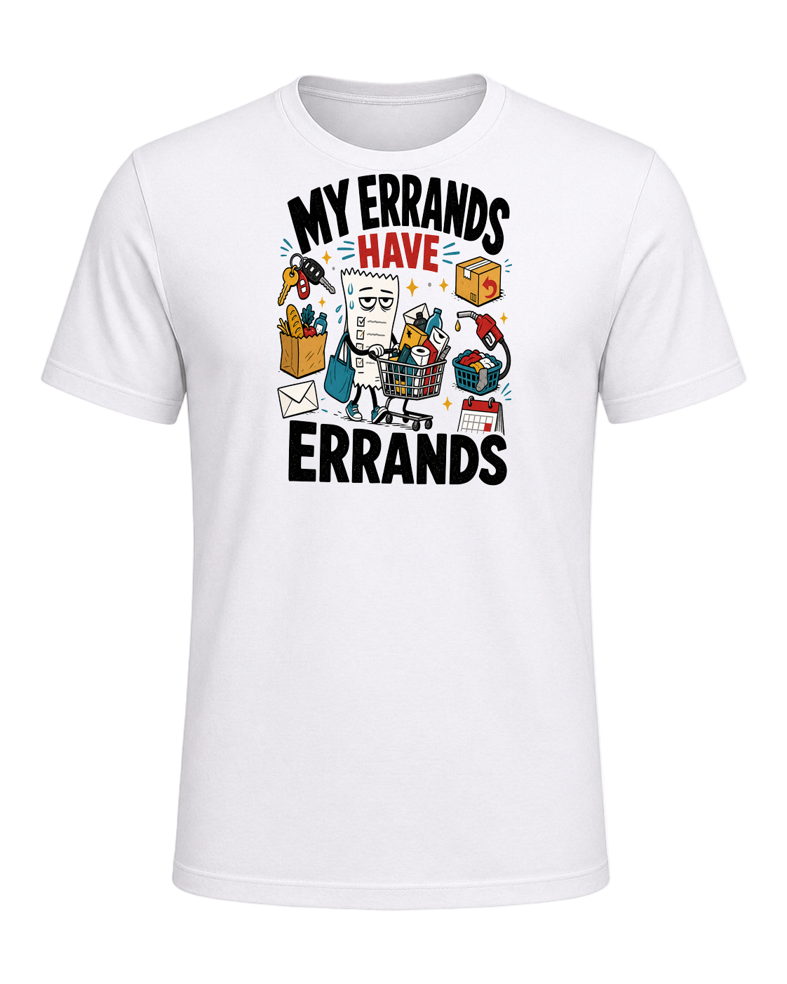 MY ERRANDS HAVE ERRANDS — White