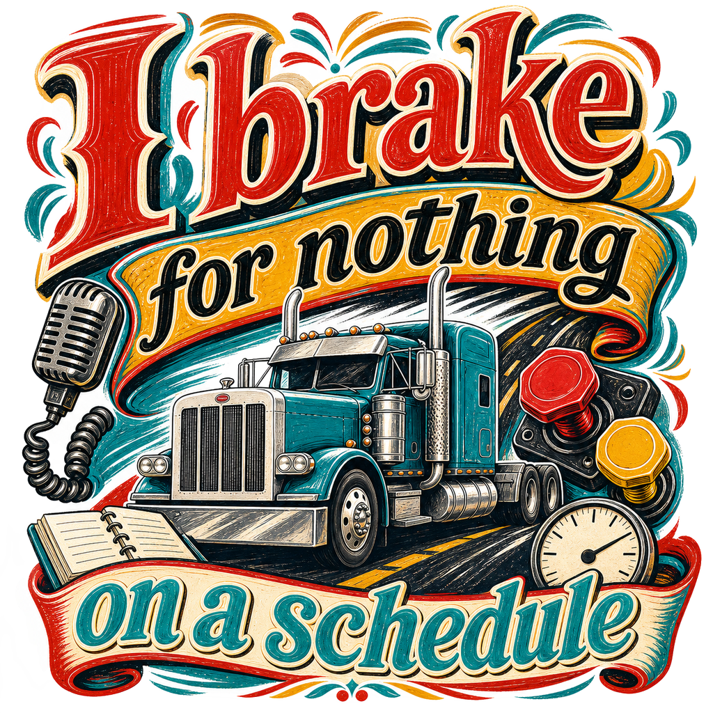 I brake for nothing on a schedule