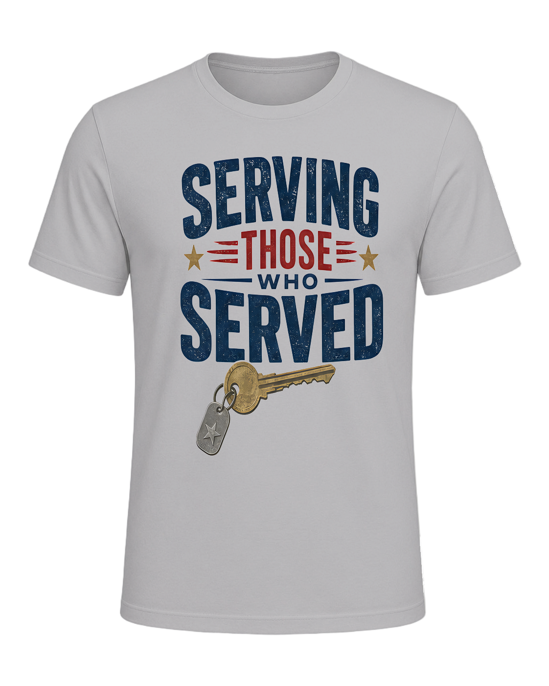 SERVING THOSE WHO SERVED — Athletic Heather