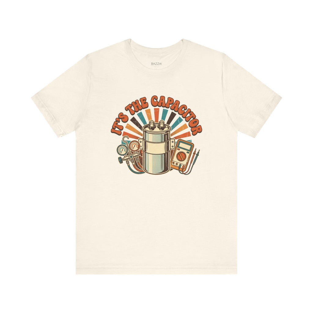 HVAC Tech Gift T-Shirt — It's the Capacitor — t-shirt design
