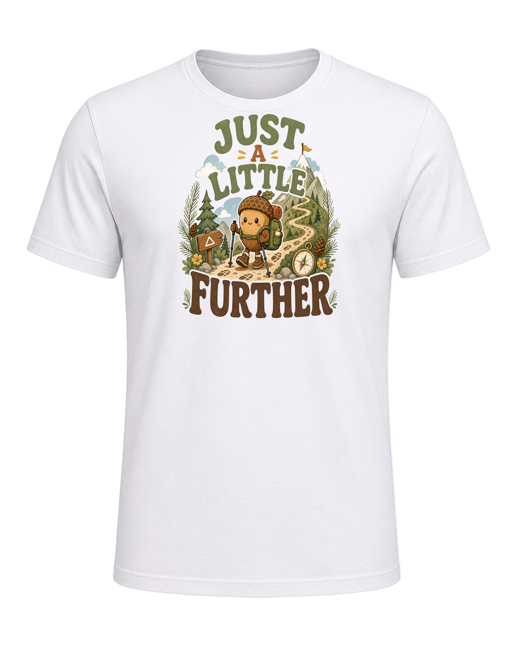 JUST A LITTLE FURTHER — White