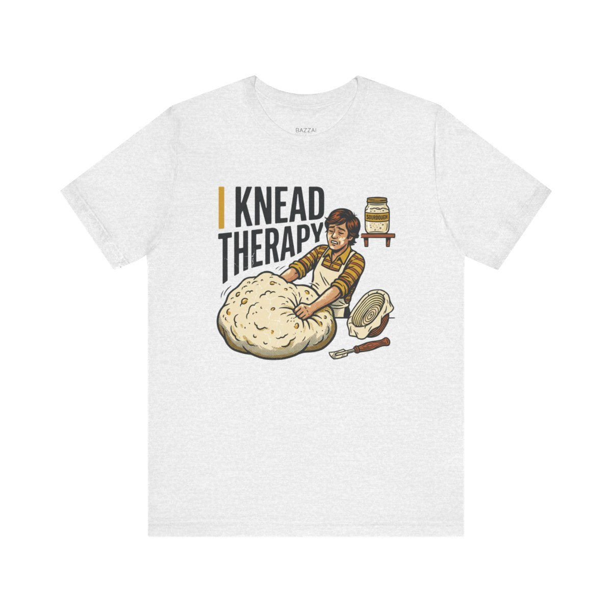 Baking Humor T-Shirt — I Knead Therapy — t-shirt design