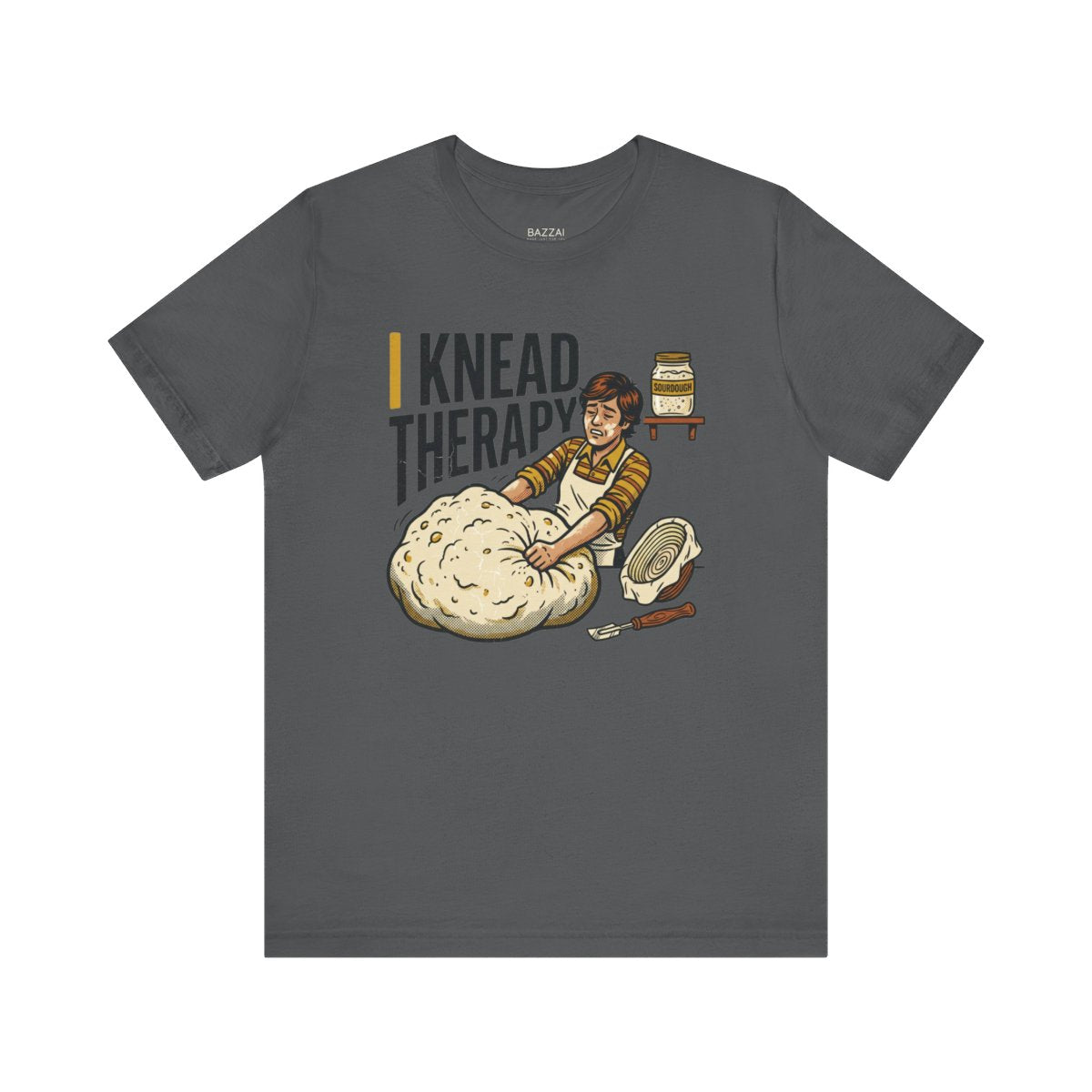 Baking Humor T-Shirt — I Knead Therapy — t-shirt design