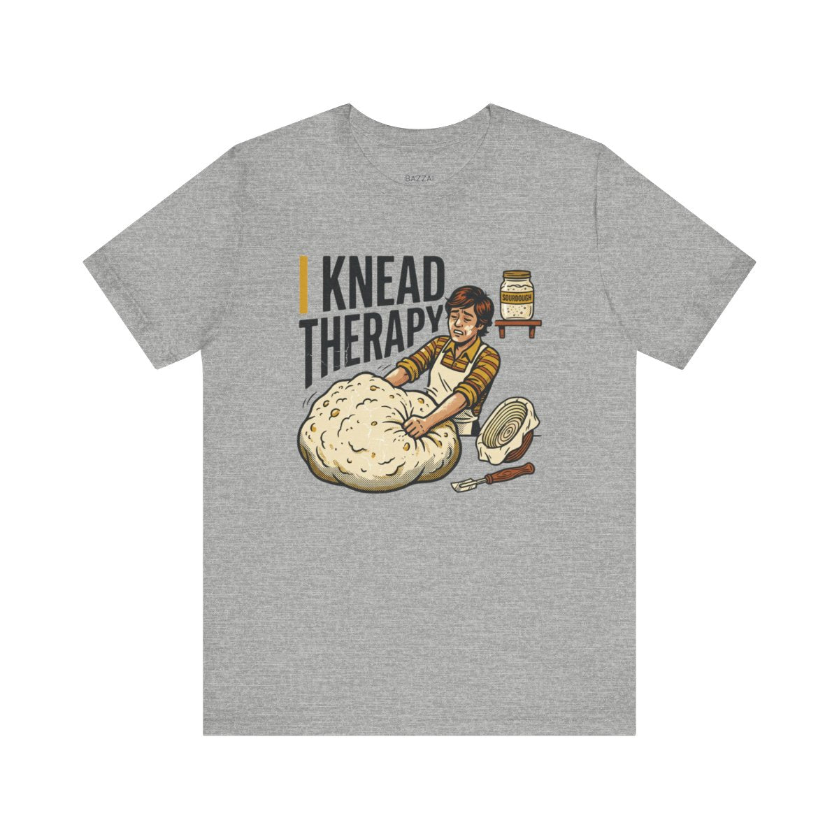 Baking Humor T-Shirt — I Knead Therapy — t-shirt design