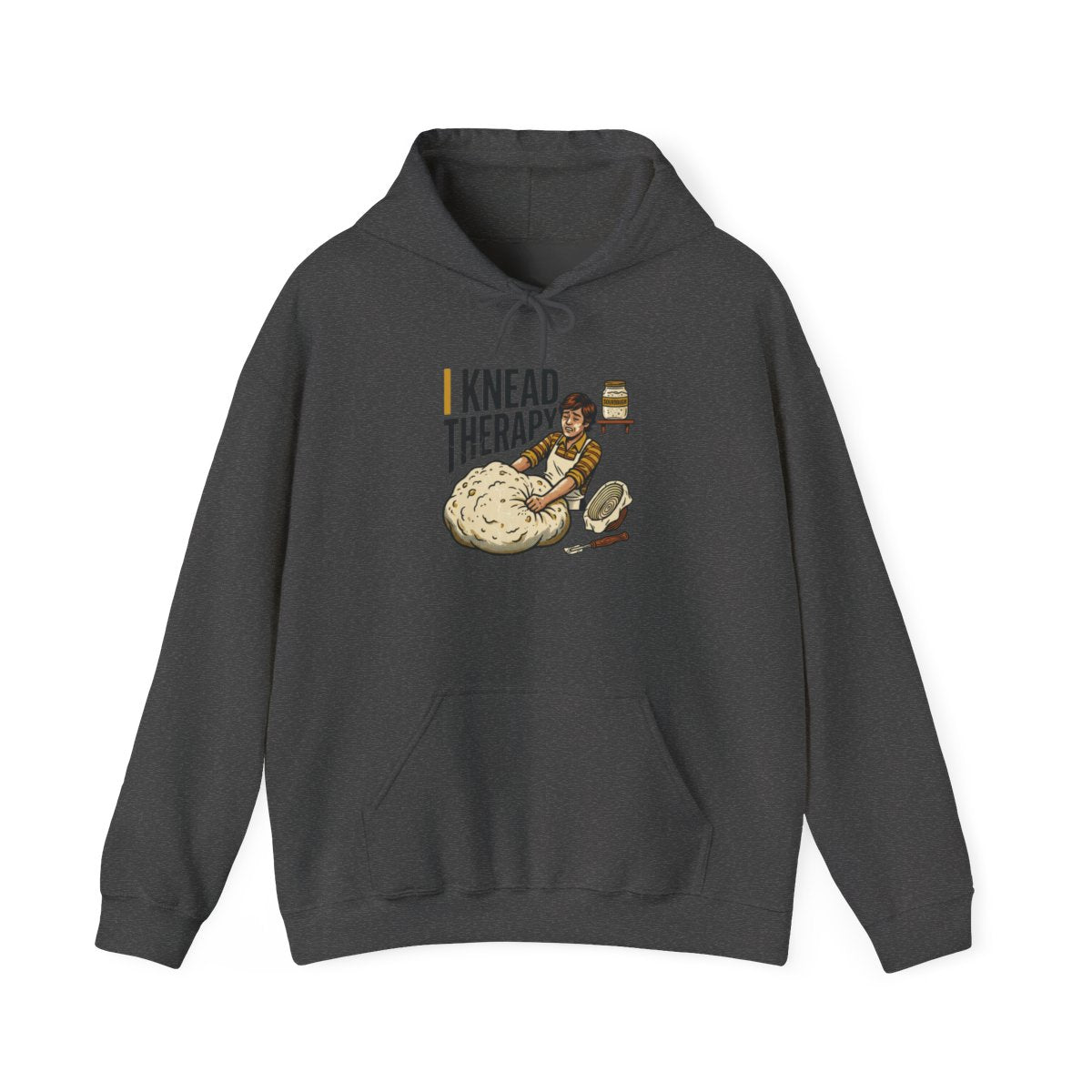 Baking Humor Hoodie — I Knead Therapy — hoodie design