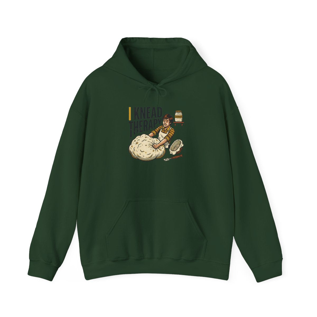 Baking Humor Hoodie — I Knead Therapy — hoodie design