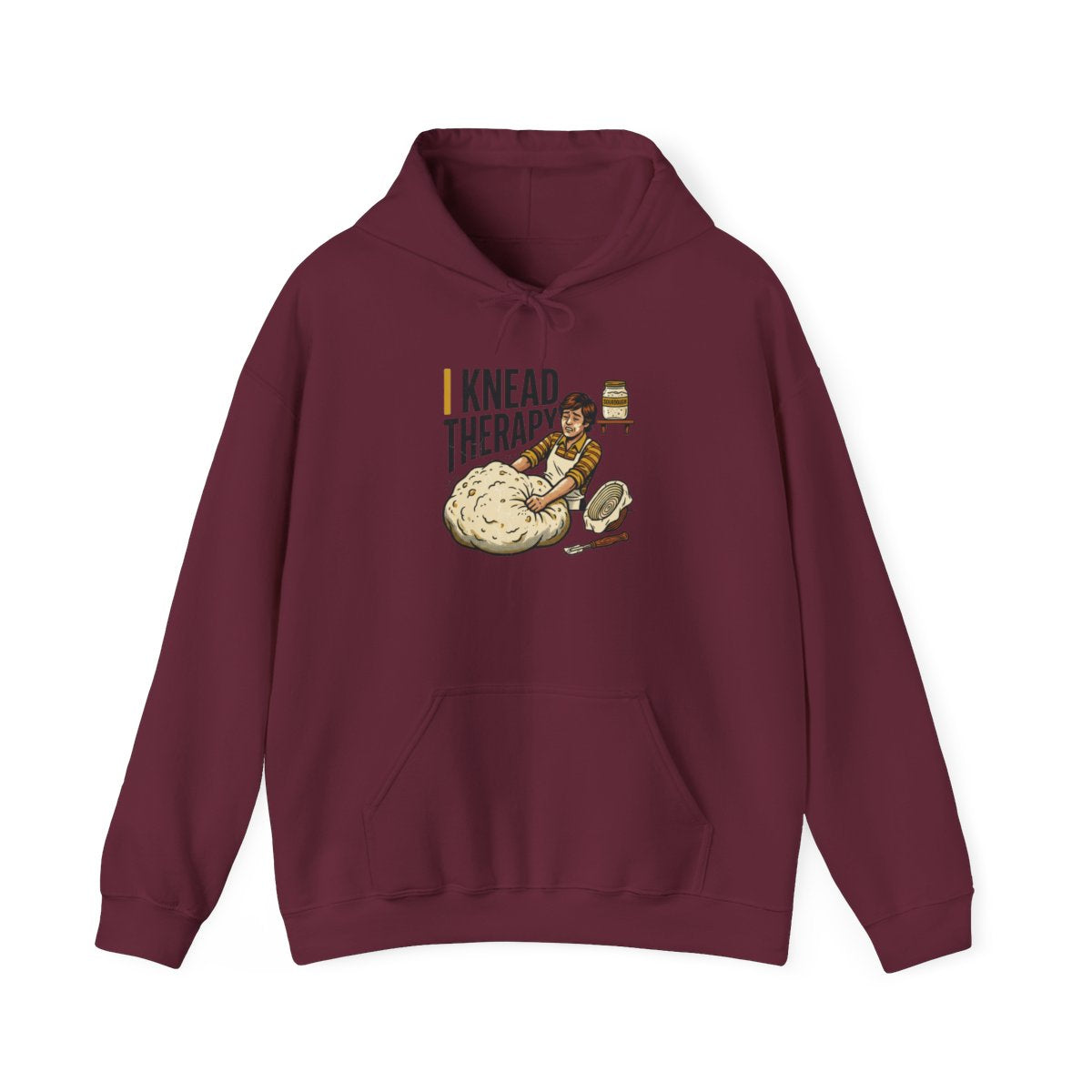 Baking Humor Hoodie — I Knead Therapy — hoodie design