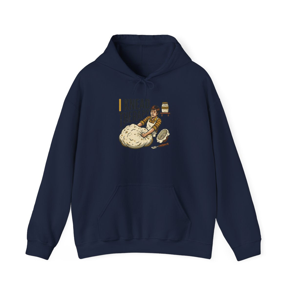 Baking Humor Hoodie — I Knead Therapy — hoodie design