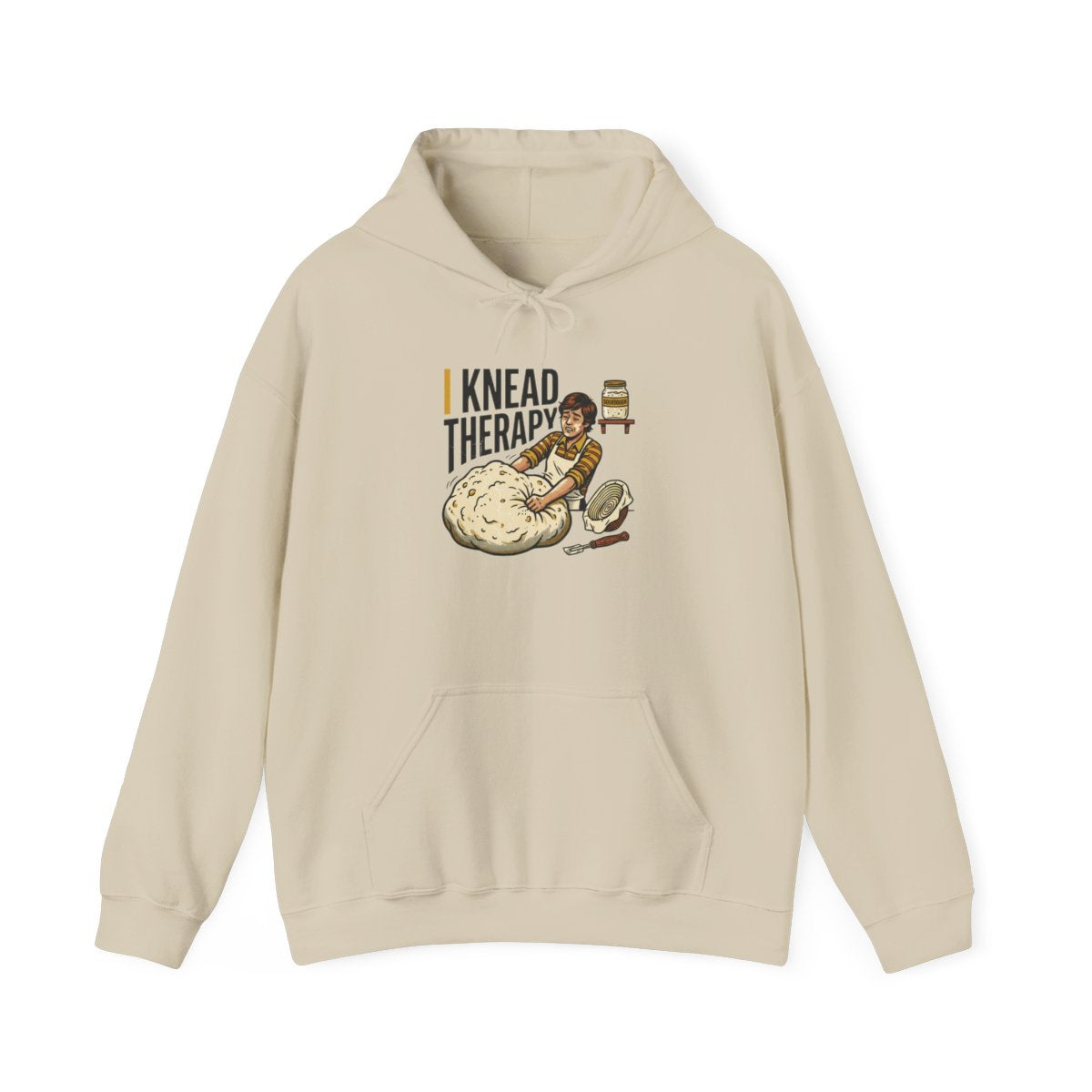 Baking Humor Hoodie — I Knead Therapy — hoodie design