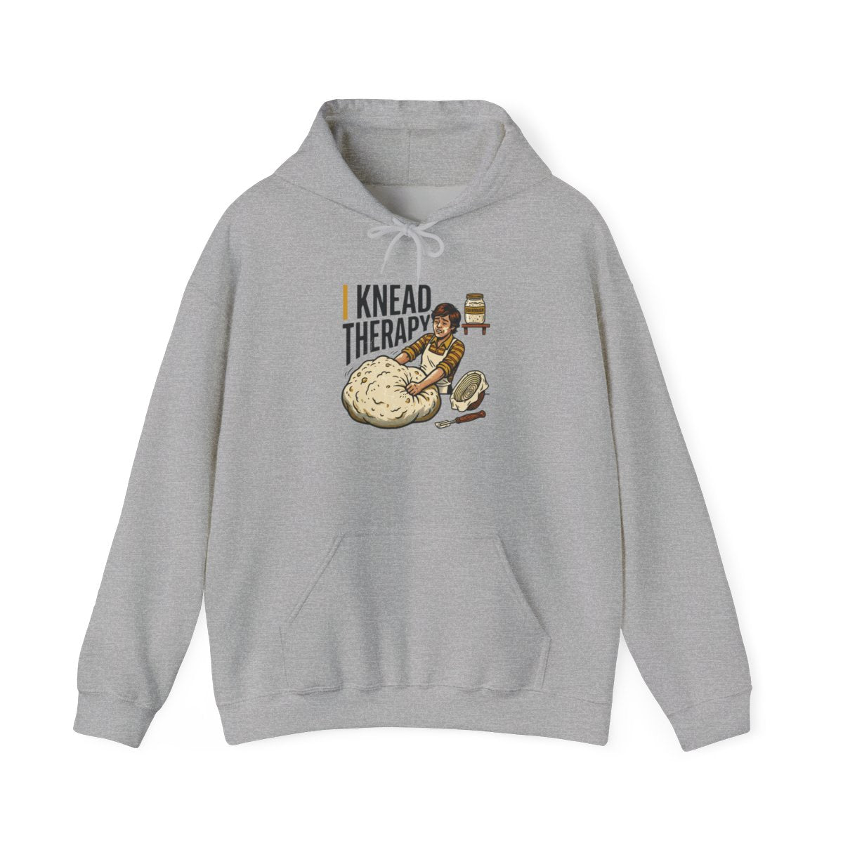 Baking Humor Hoodie — I Knead Therapy — hoodie design