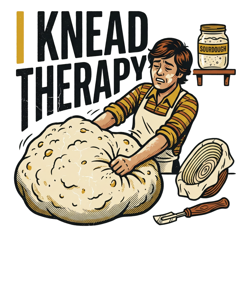 I KNEAD THERAPY Sticker