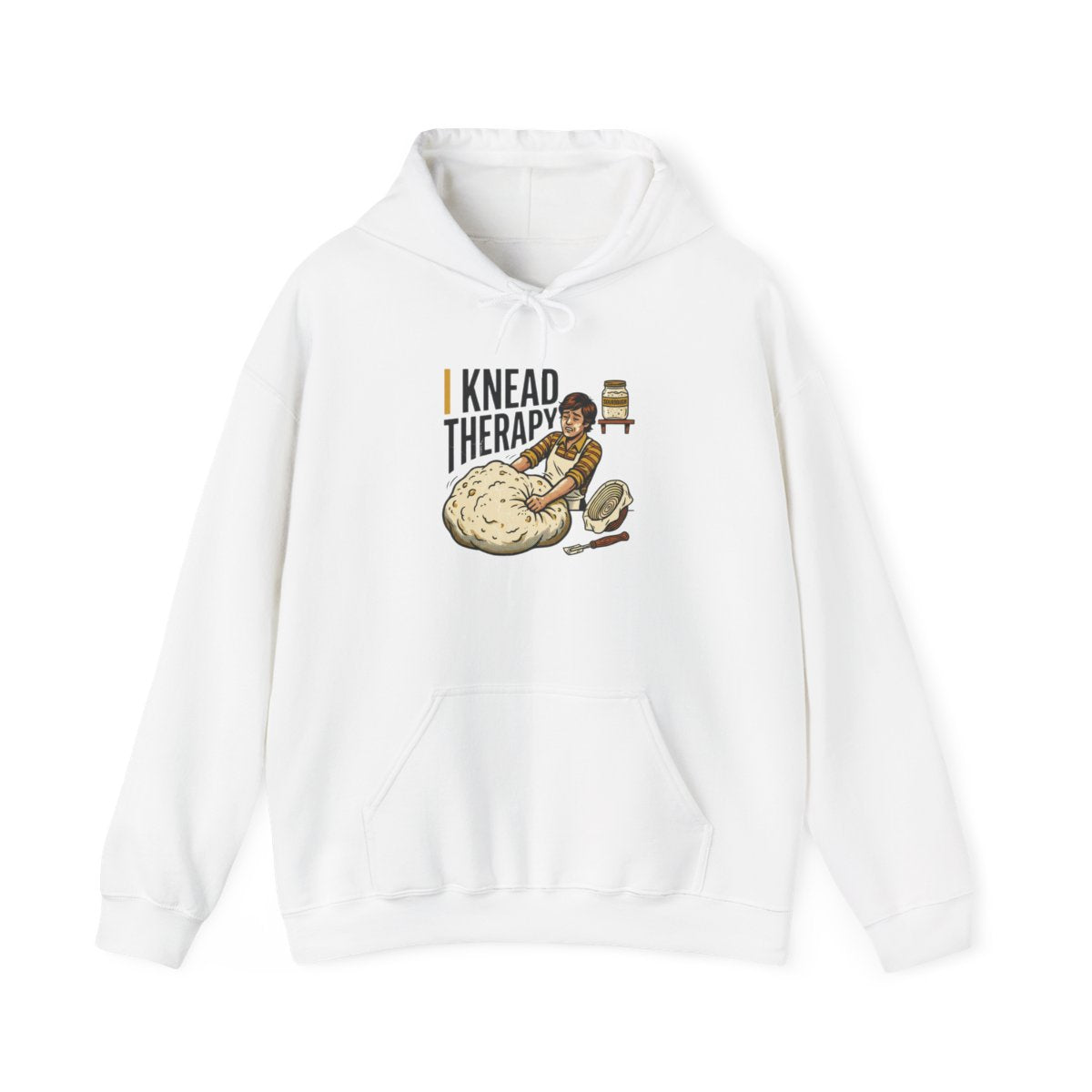 Baking Humor Hoodie — I Knead Therapy — hoodie design