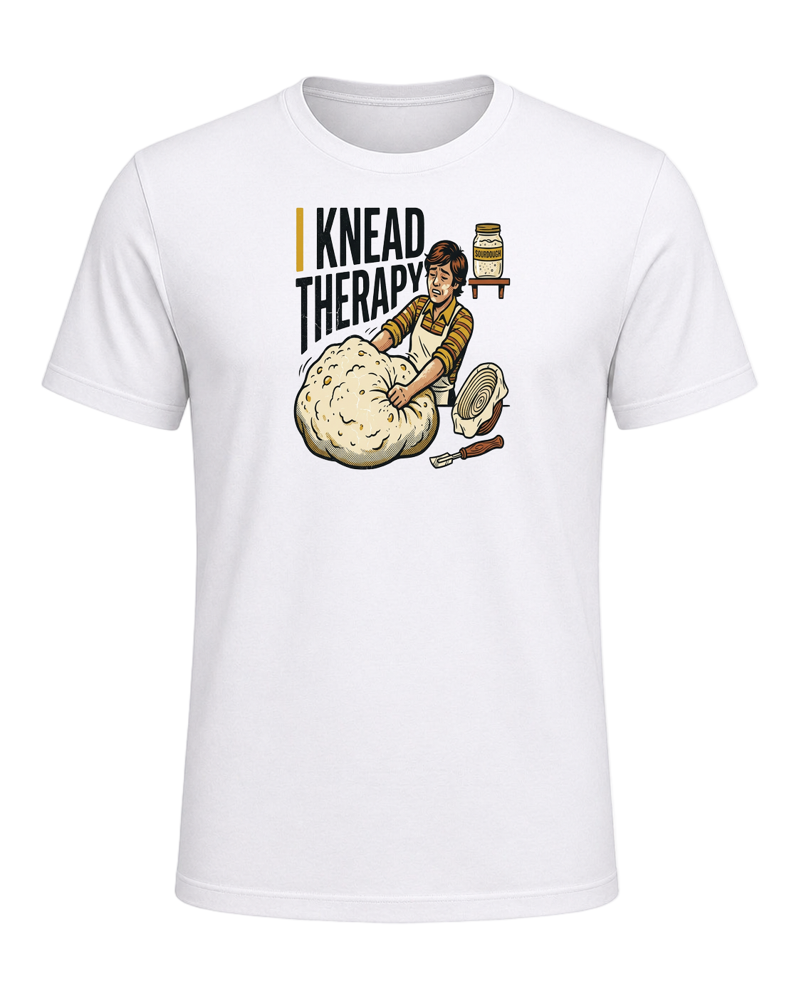 I KNEAD THERAPY — White