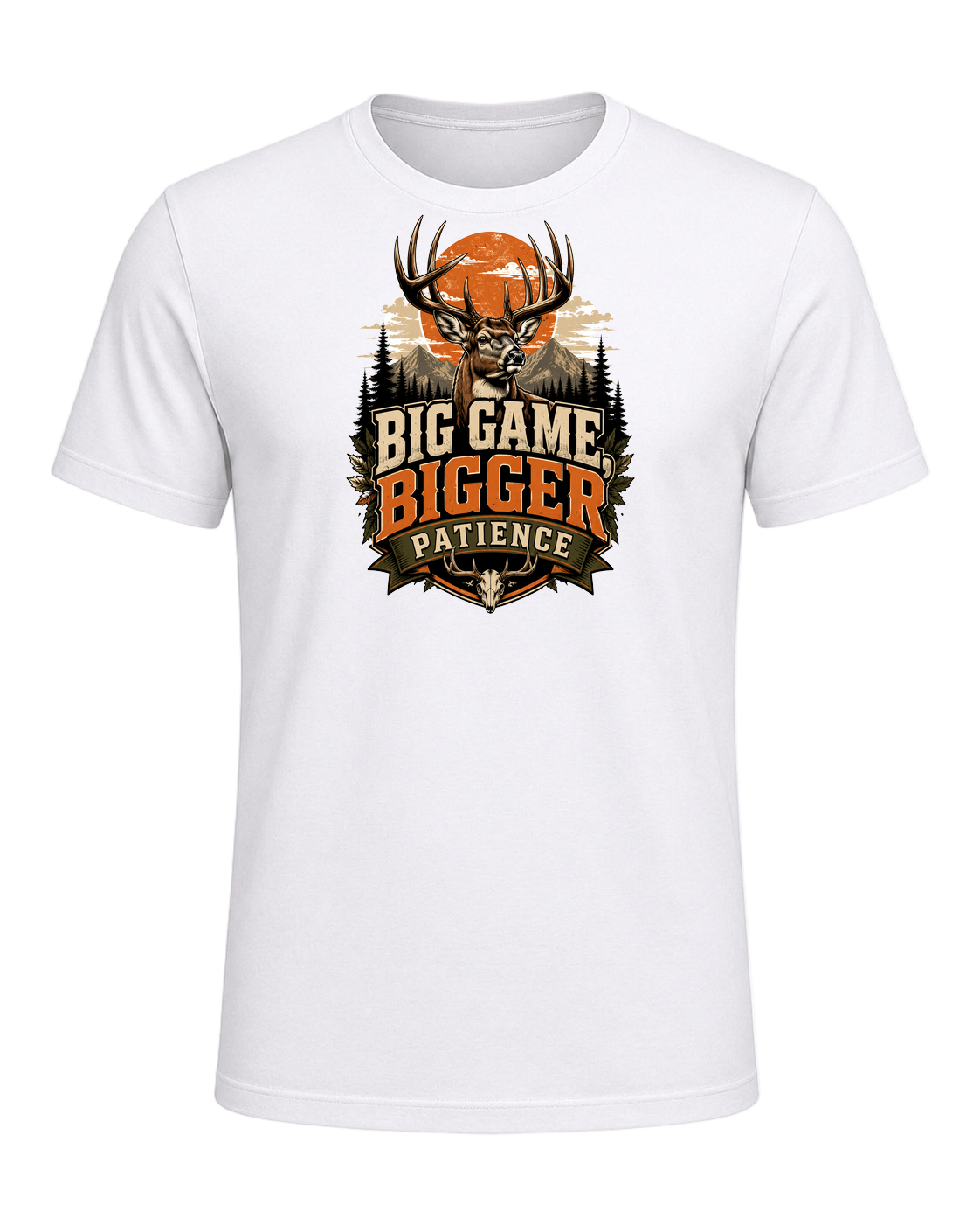 BIG GAME, BIGGER PATIENCE — White