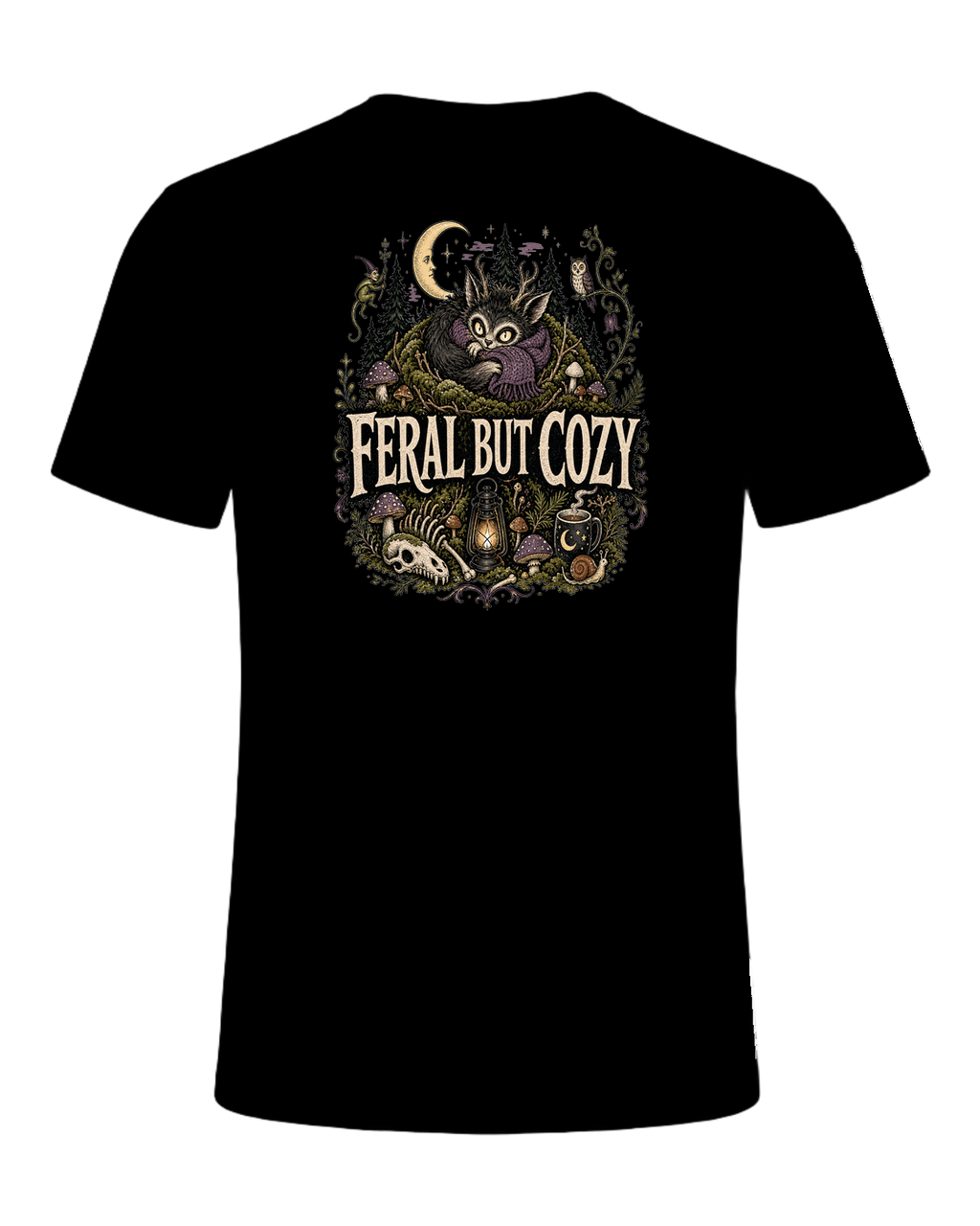 FERAL BUT COZY — Black