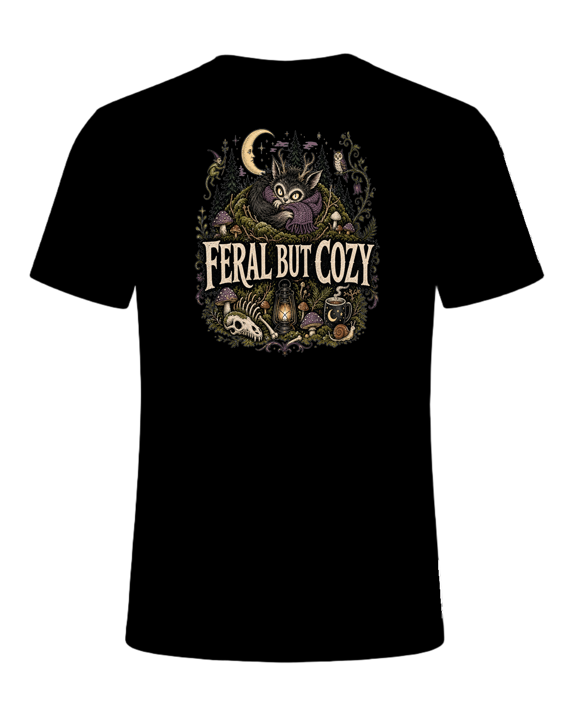 FERAL BUT COZY — Black