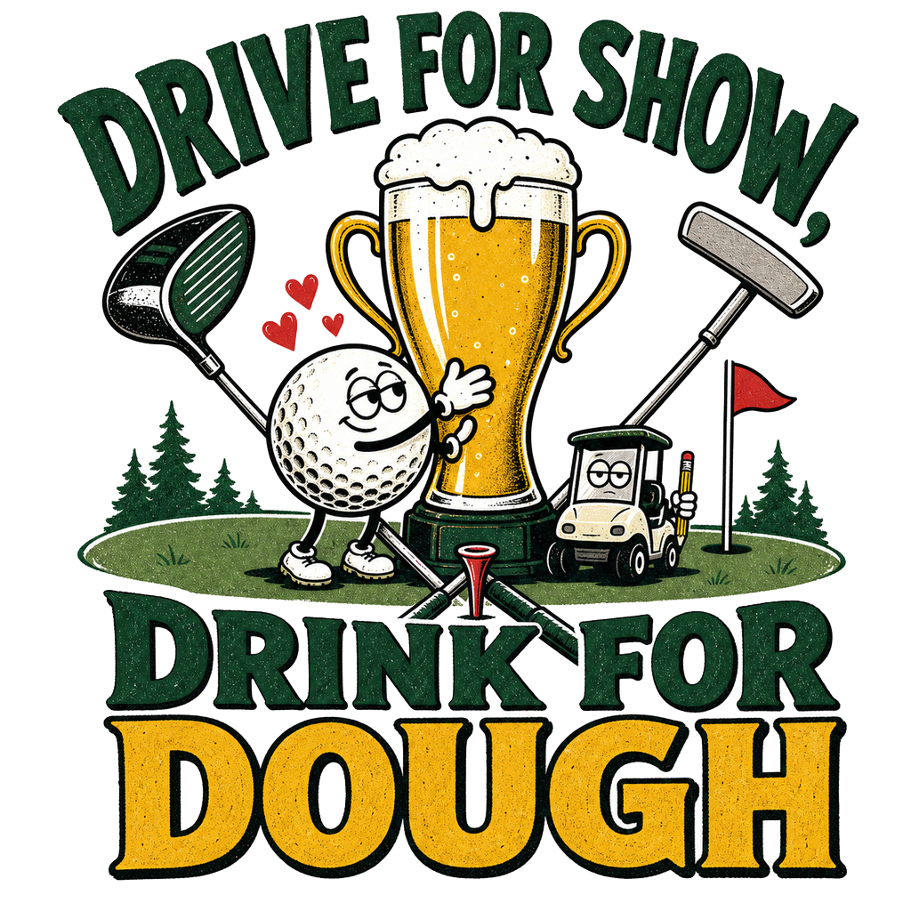 DRIVE FOR SHOW, DRINK FOR DOUGH