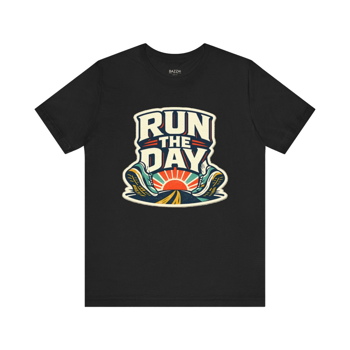 Funny Running T-Shirt — Miles and Momentum — running t-shirt design by Reggie