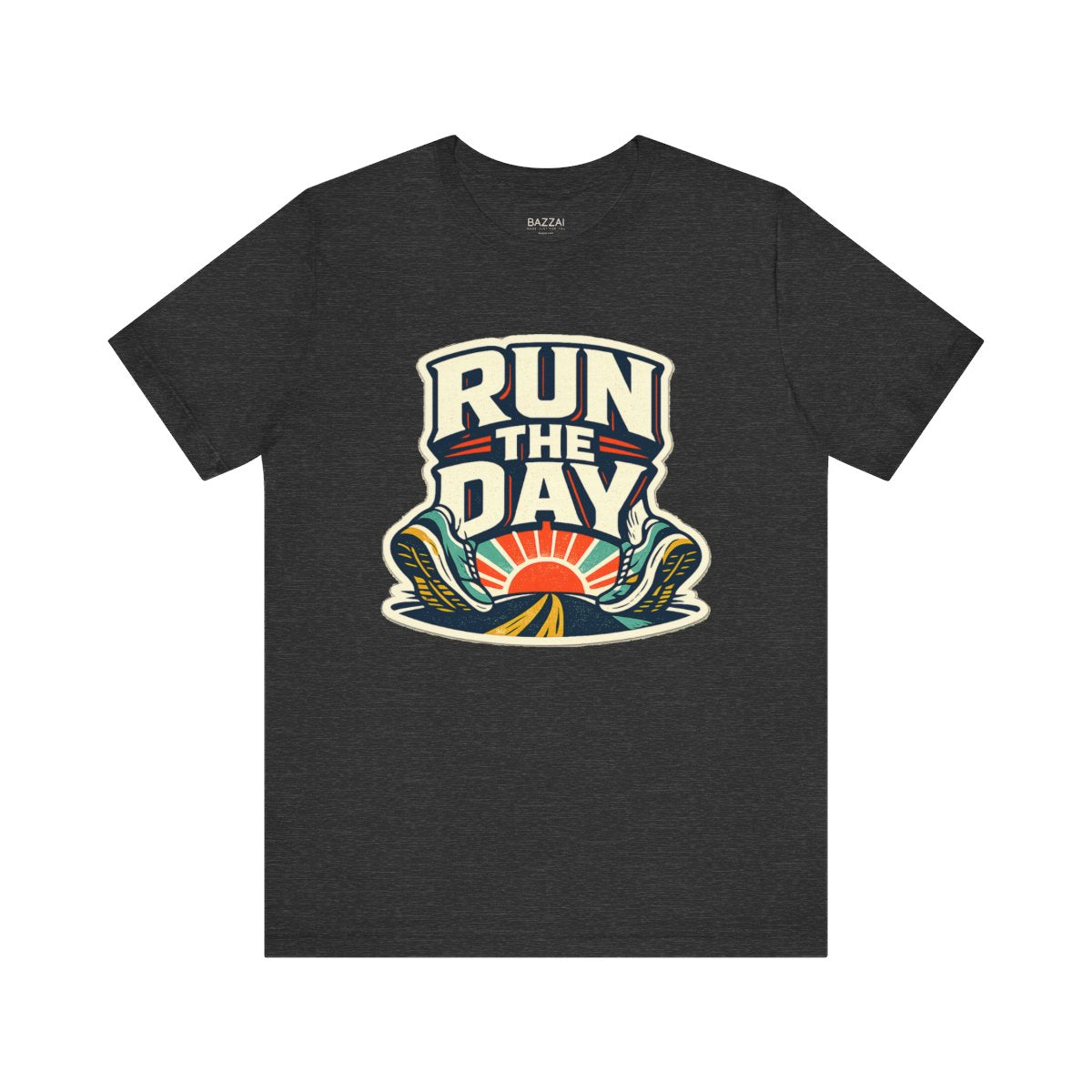 Funny Running T-Shirt — Miles and Momentum — running t-shirt design by Reggie