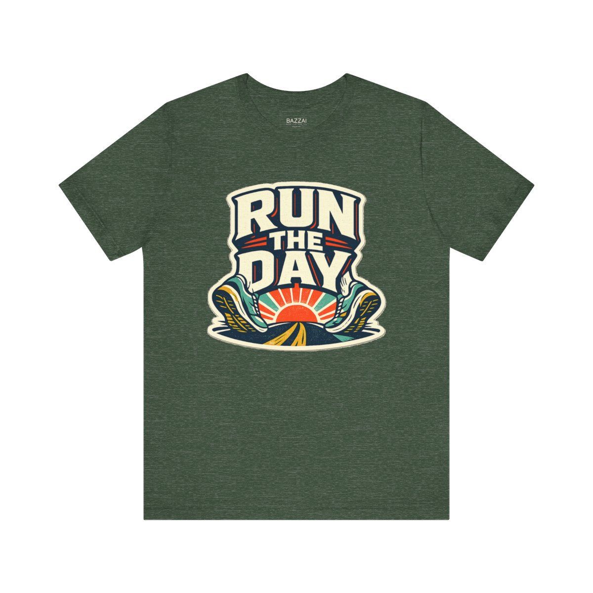 Funny Running T-Shirt — Miles and Momentum — running t-shirt design by Reggie