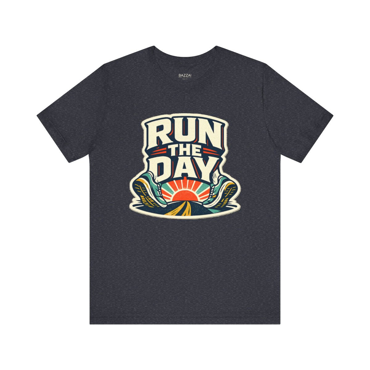 Funny Running T-Shirt — Miles and Momentum — running t-shirt design by Reggie
