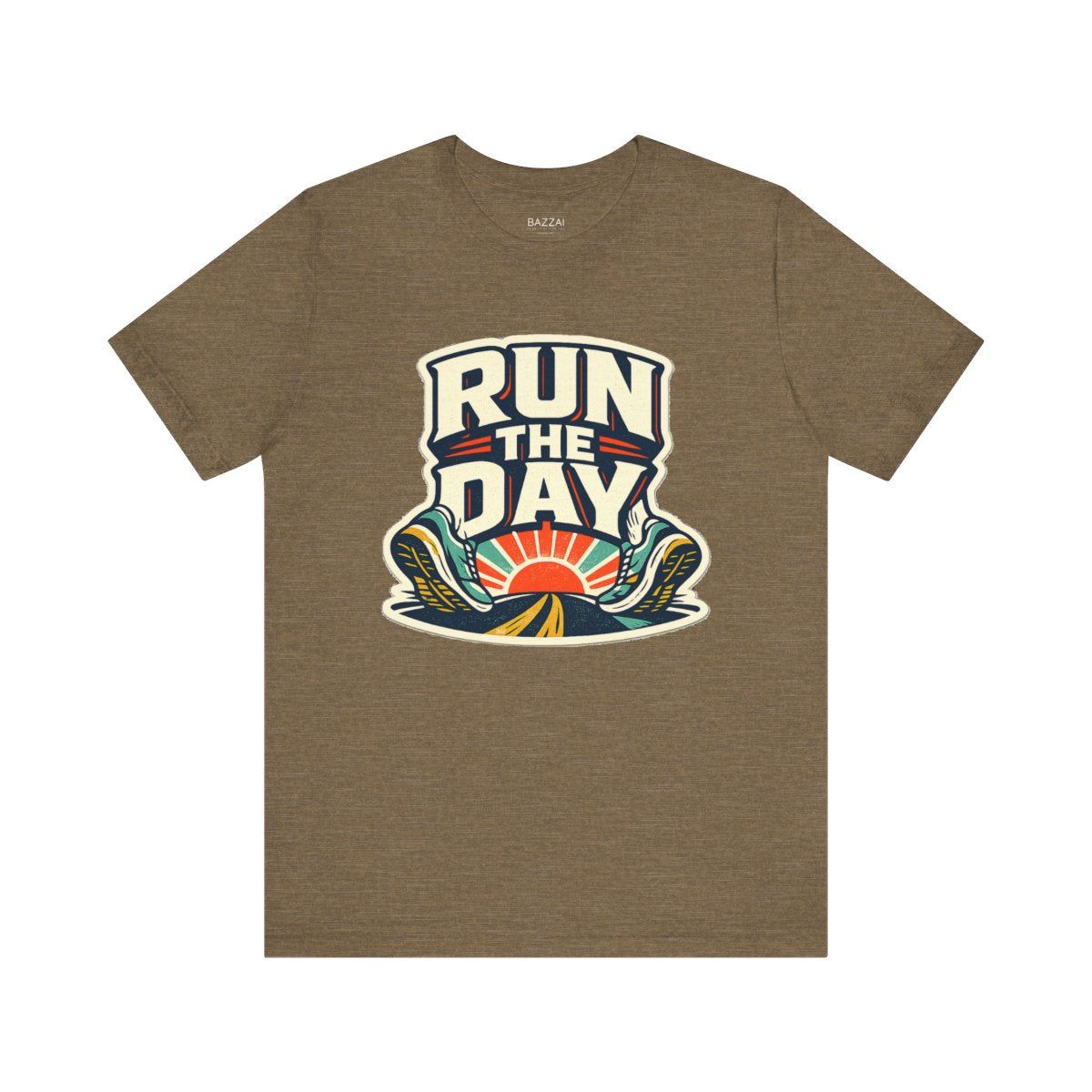 Funny Running T-Shirt — Miles and Momentum — running t-shirt design by Reggie