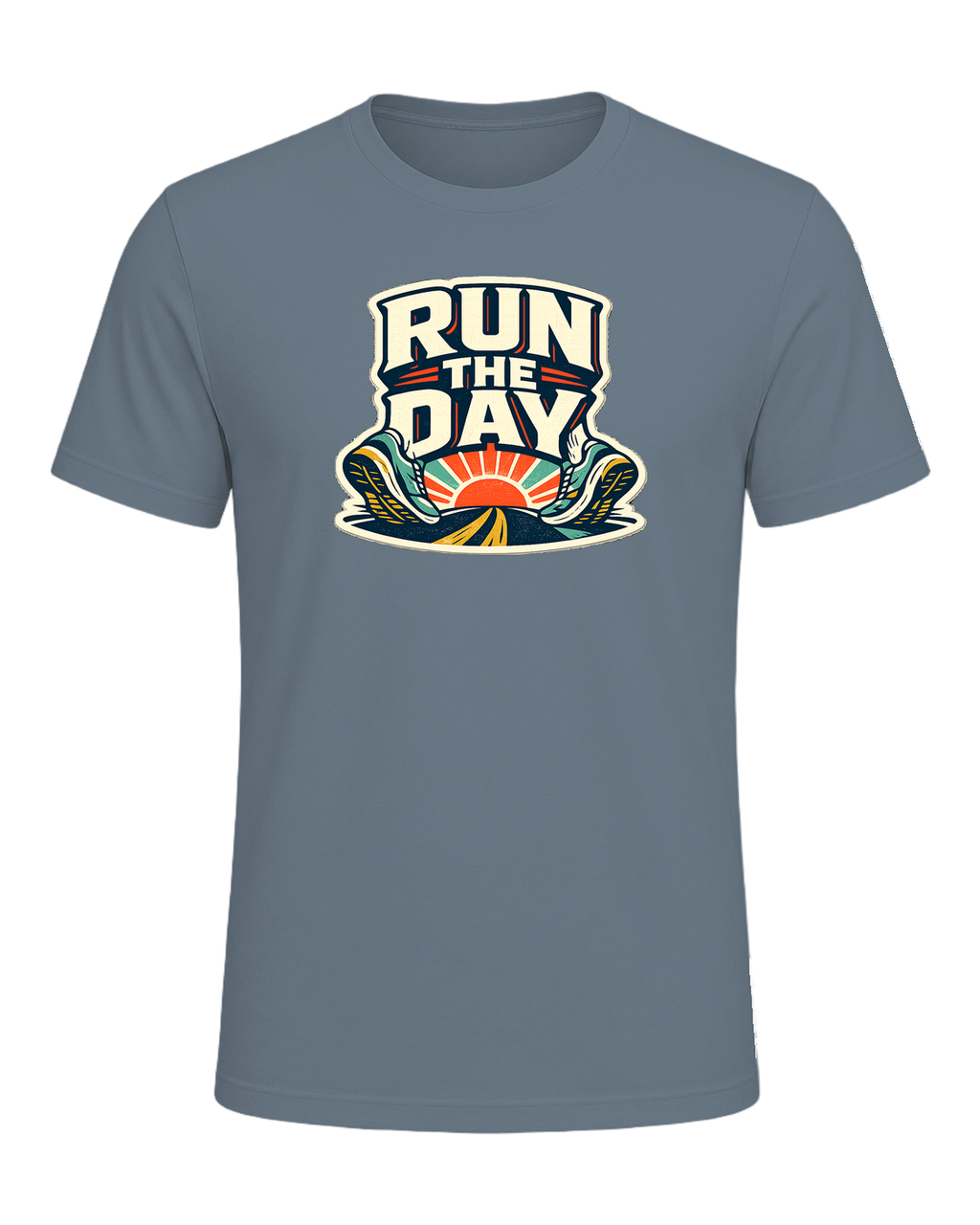 A bold retro running tee for people who start their day with miles and momentum. — Heather Slate