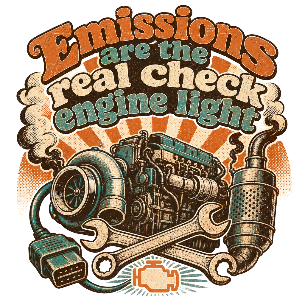 Emissions are the real check engine light