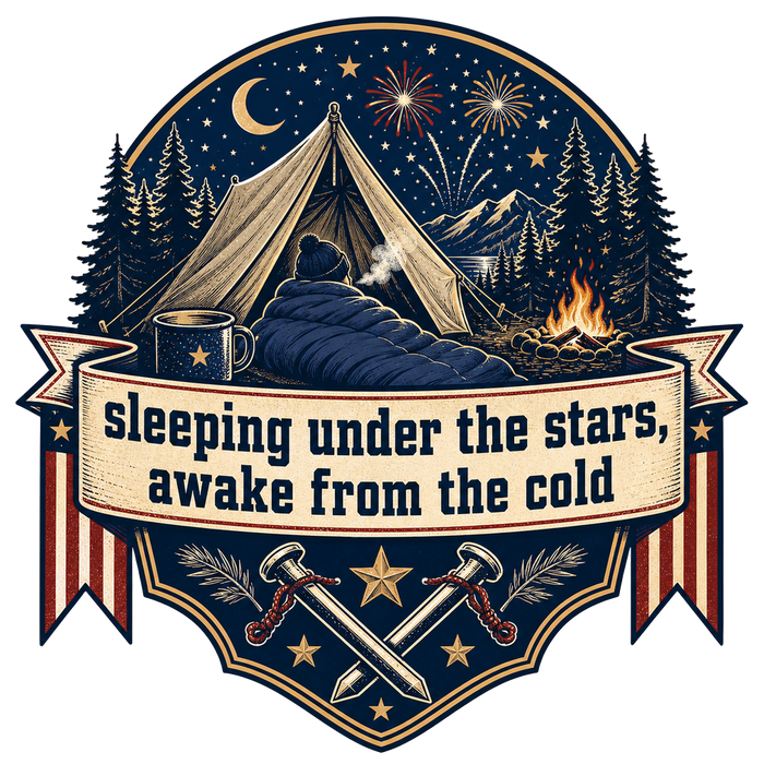 Sleeping Under the Stars - Camp Crest Logo