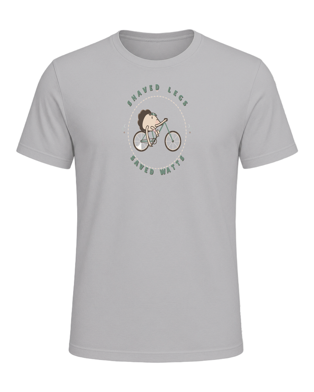 SHAVED LEGS, SAVED WATTS — Athletic Heather