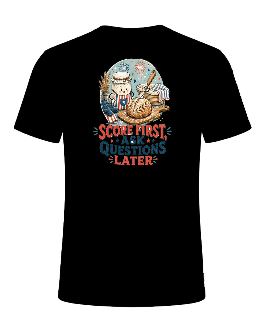 SCORE FIRST, ASK QUESTIONS LATER — Black