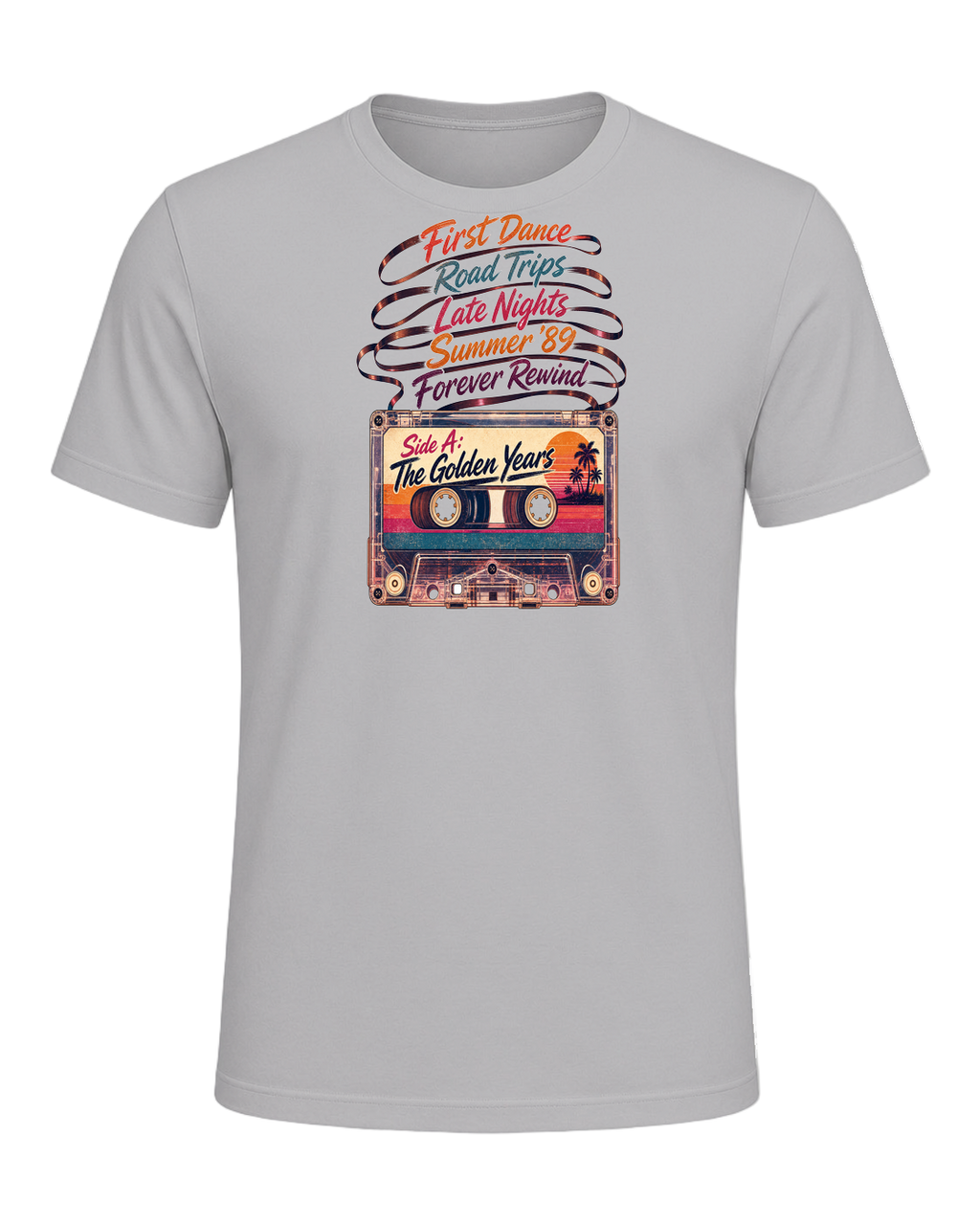 80s Cassette Nostalgia — Athletic Heather