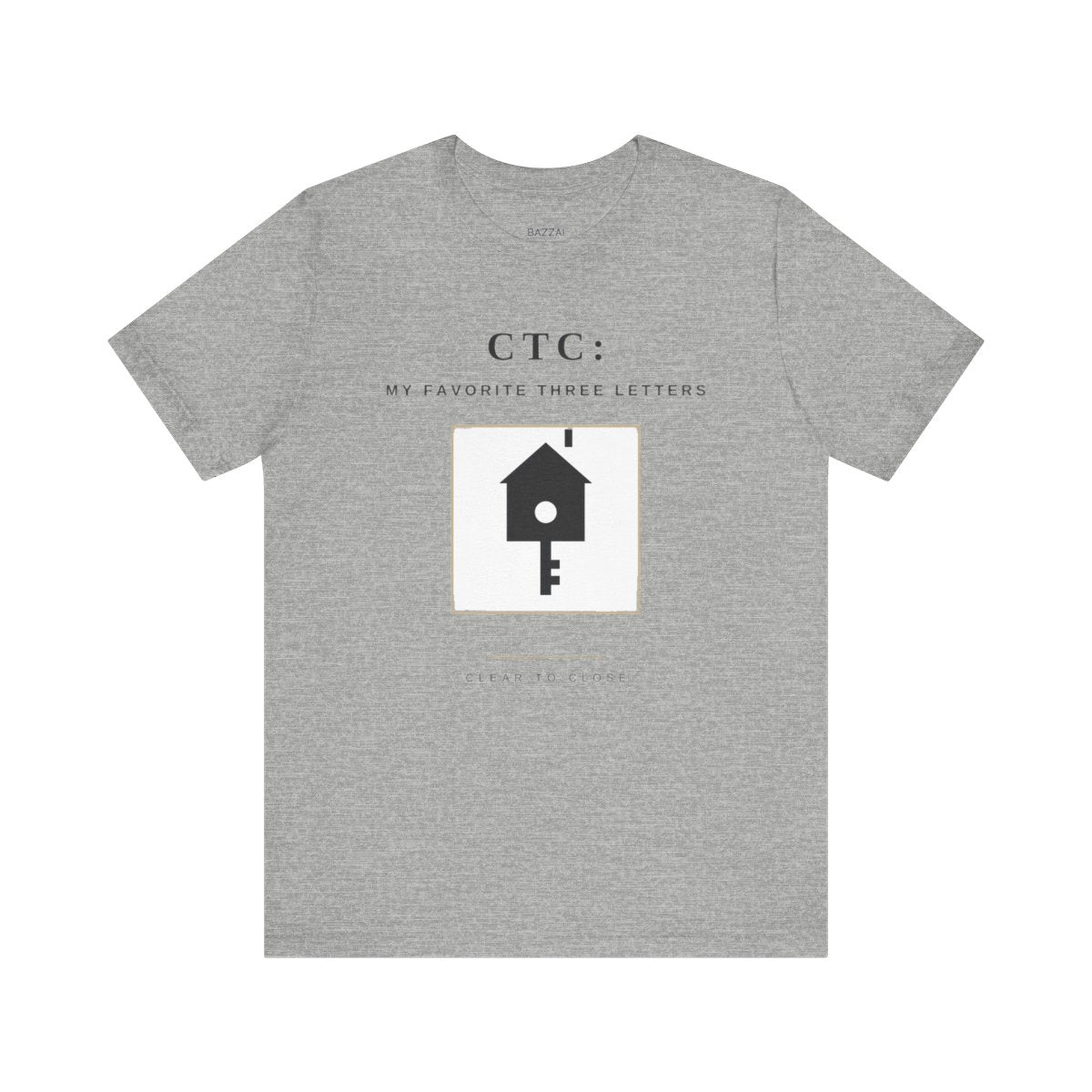 Loan Officer Gift T-Shirt — CTC: My Favorite Three Letters — mortgage t-shirt design