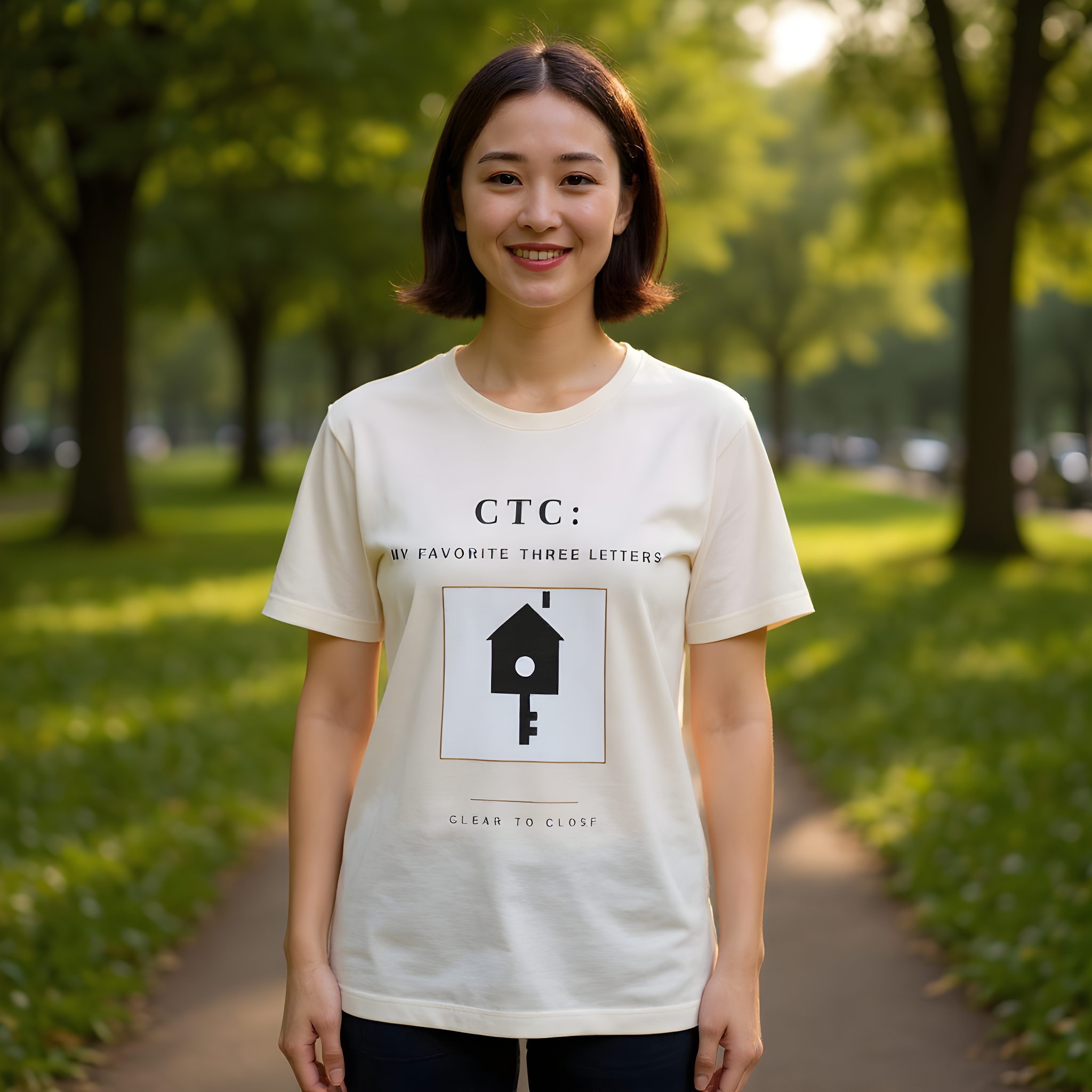 Loan Officer Gift T-Shirt — CTC: My Favorite Three Letters — mortgage t-shirt design