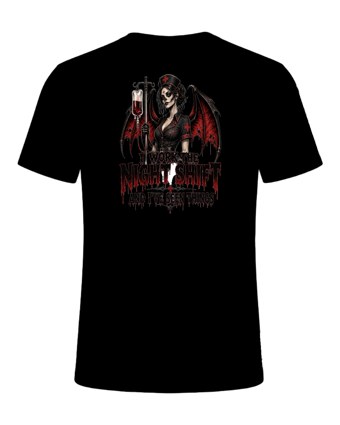 Nurse Night Shift Spooky — Black