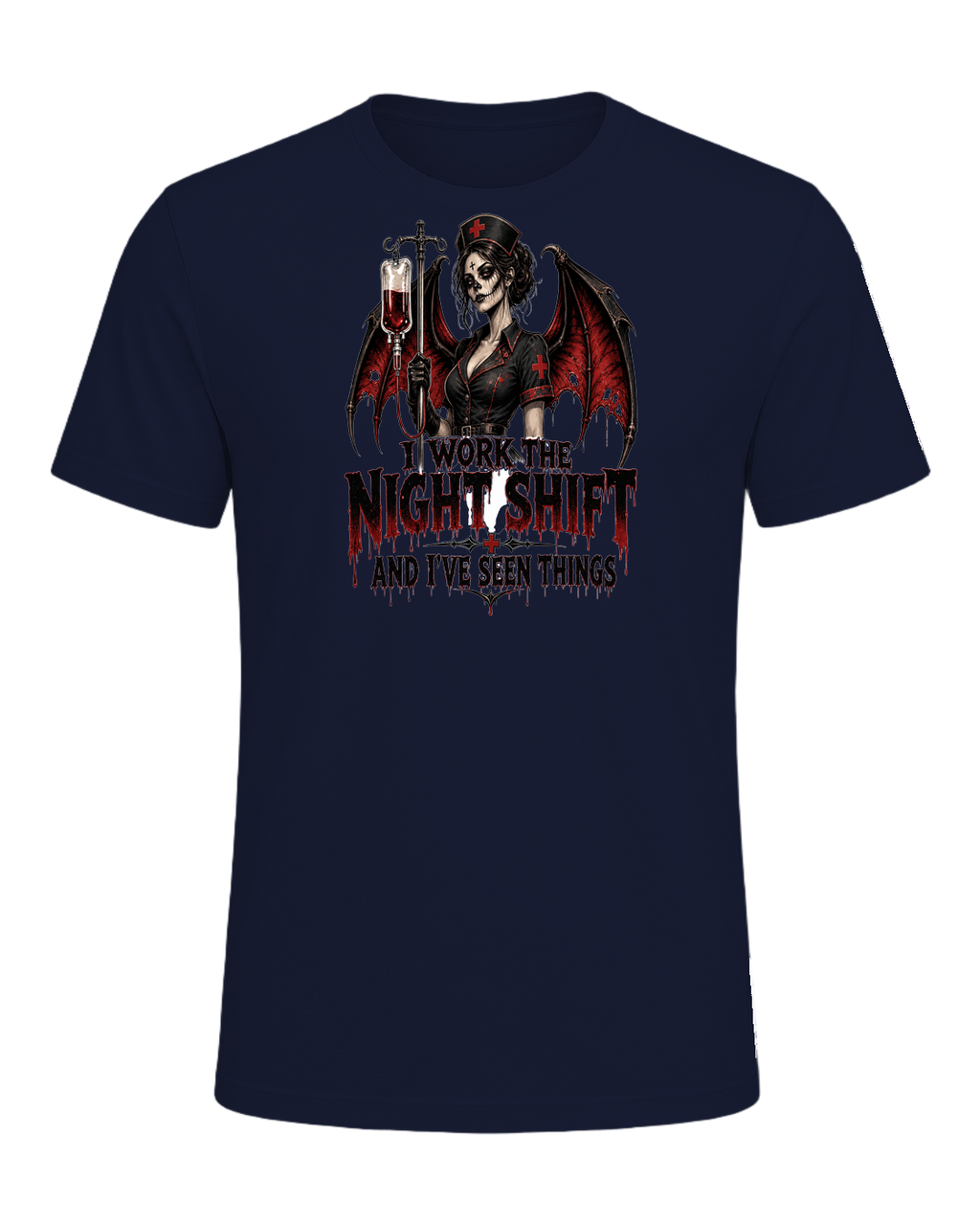 Nurse Night Shift Spooky — Navy