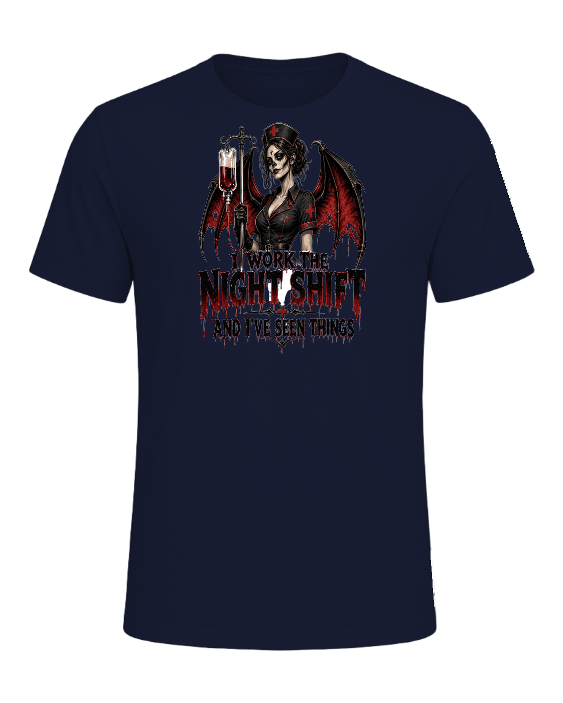 Nurse Night Shift Spooky — Navy
