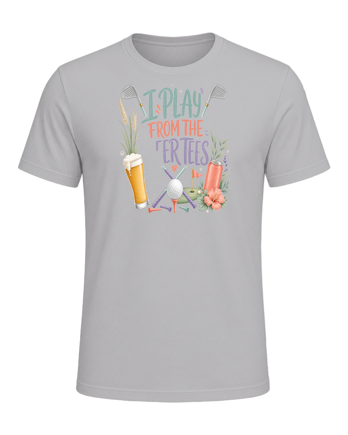 I PLAY FROM THE BEER TEES — Athletic Heather