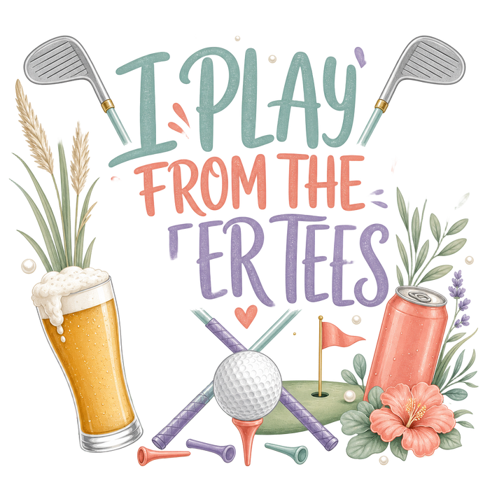 I PLAY FROM THE BEER TEES - SOFT PASTEL GRAPHIC