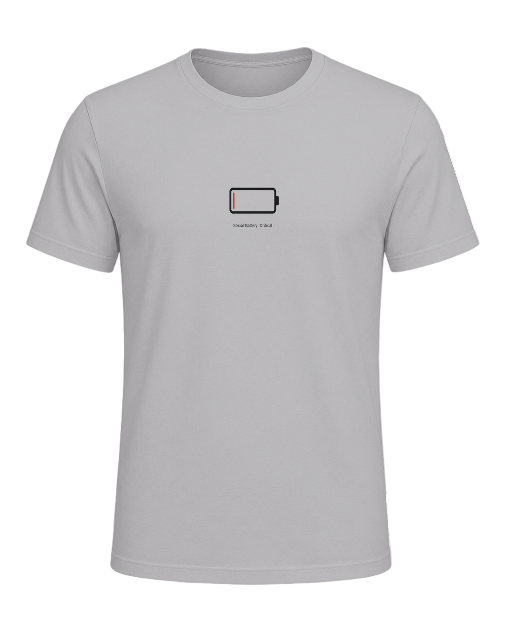 Social Battery Empty — Athletic Heather