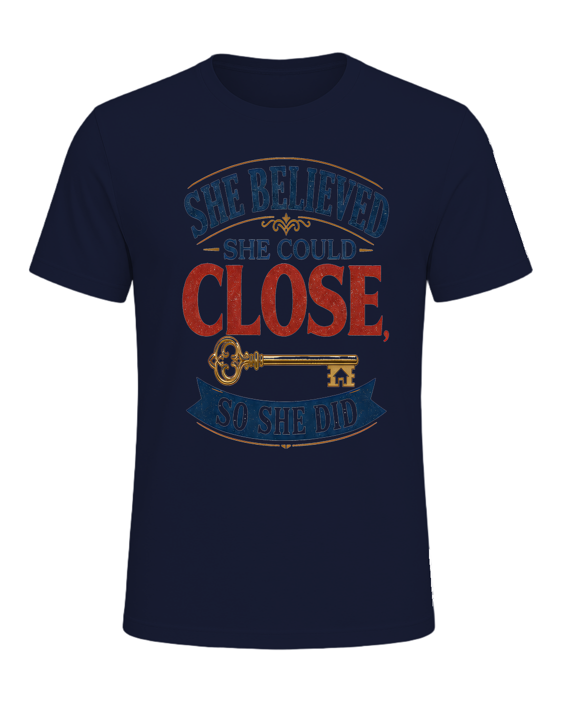 SHE BELIEVED SHE COULD CLOSE, SO SHE DID — Navy