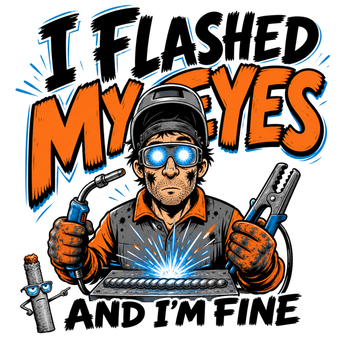 I flashed my eyes and I'm fine — Quirky Cartoon