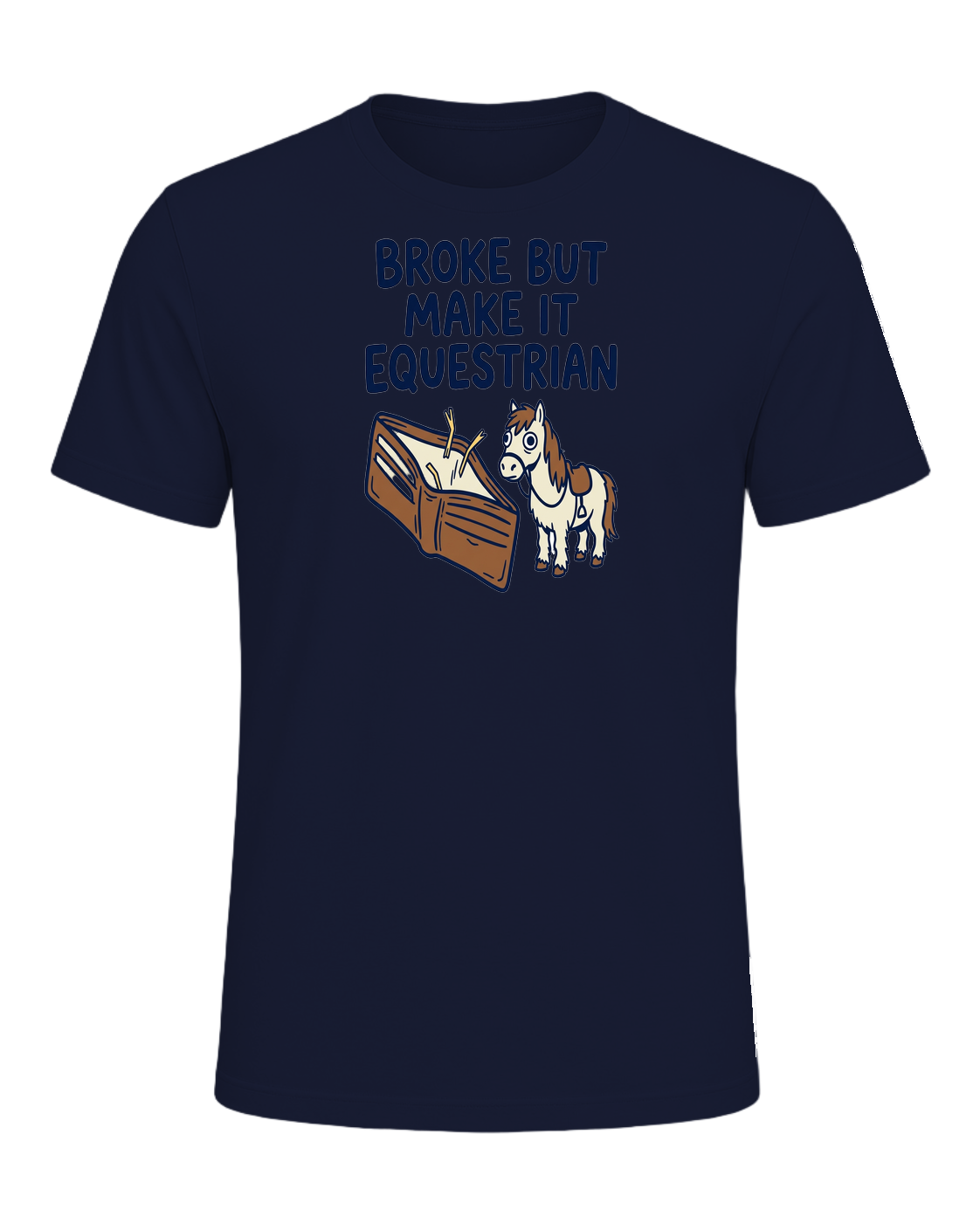 Broke But Make It Equestrian — Navy