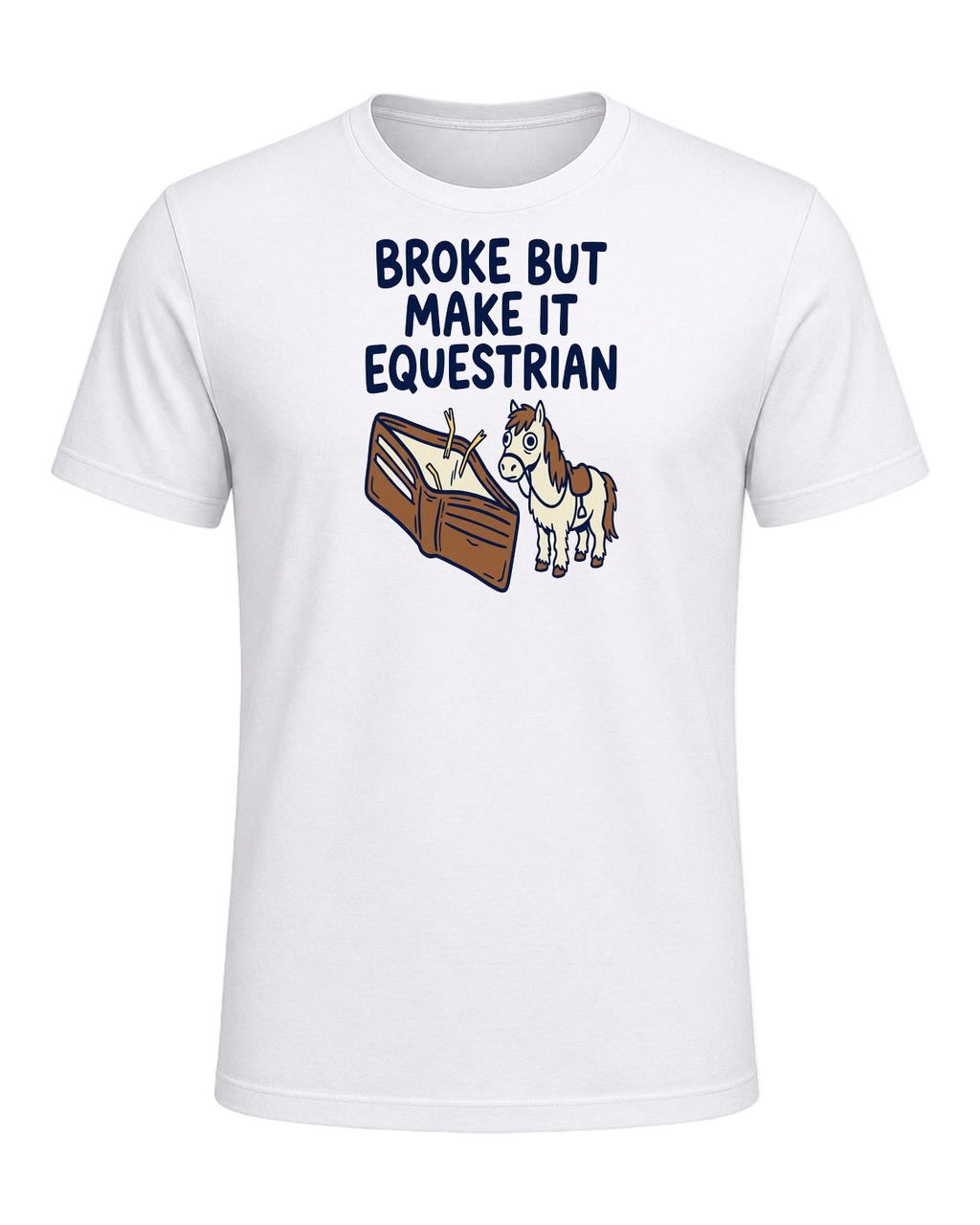Broke But Make It Equestrian — White