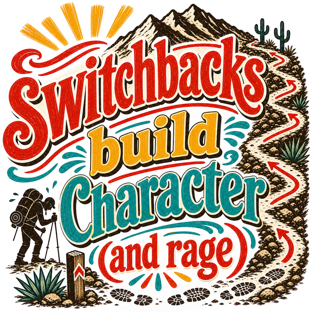 switchbacks build character (and rage)