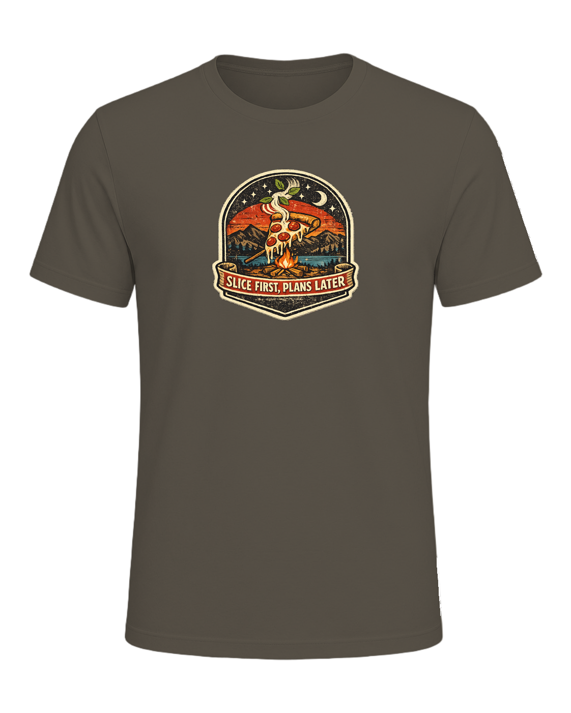 Slice First, Plans Later Tee — Army