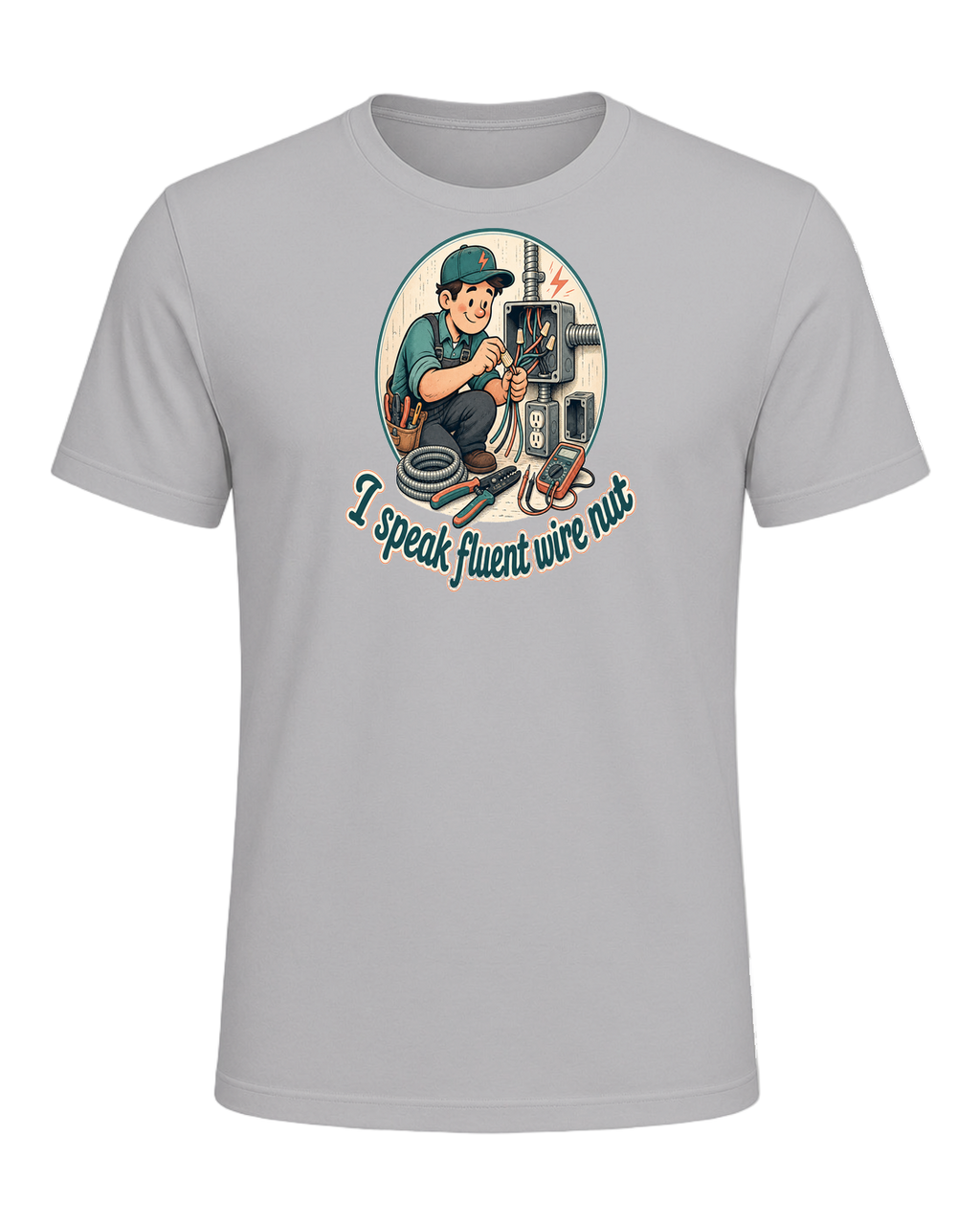 I speak fluent wire nut — Athletic Heather