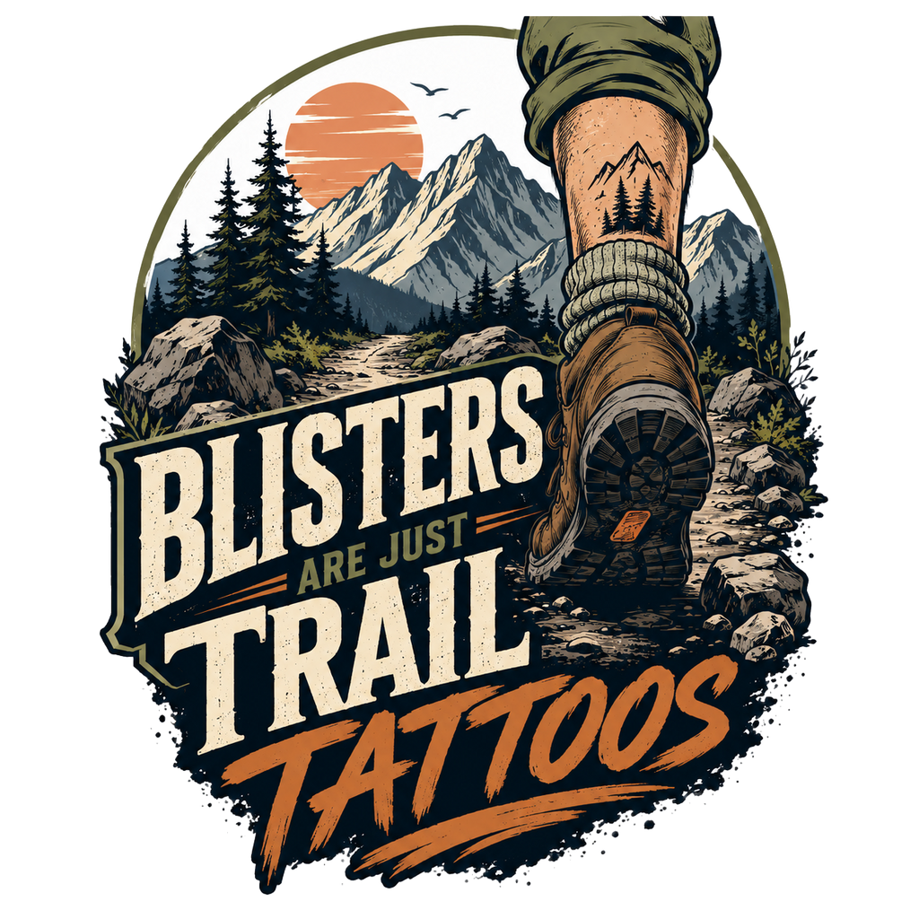 blisters are just trail tattoos