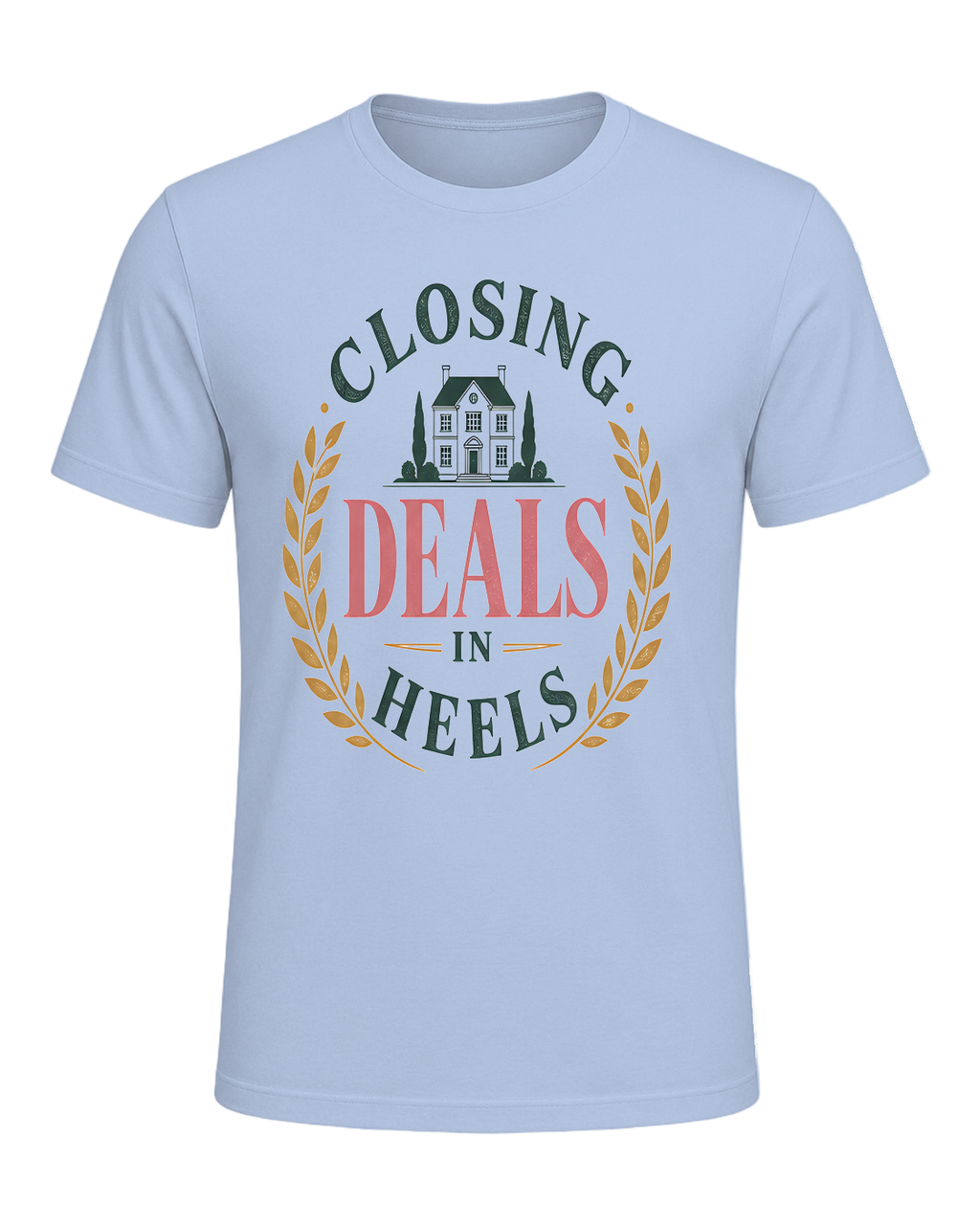 CLOSING DEALS IN HEELS — Baby Blue