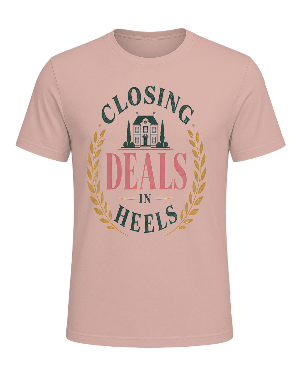 CLOSING DEALS IN HEELS — Heather Prism Peach